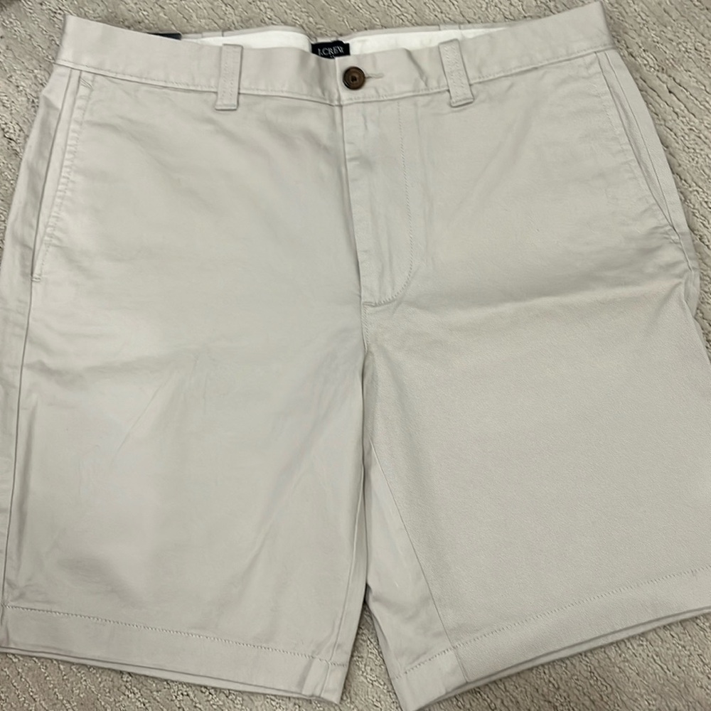 J. Crew 33” waist 9” inseam chino shorts
